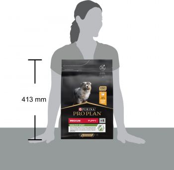 Сухий корм цуценят середніх порід Purina Pro Plan Dog Medium Puppy OptiStart з куркою, 3 кг(7613035114869) Сухий корм цуценят середніх порід Purina Pro Plan Dog Medium Puppy OptiStart з куркою, 3 кг(7613035114869) | Фото 3