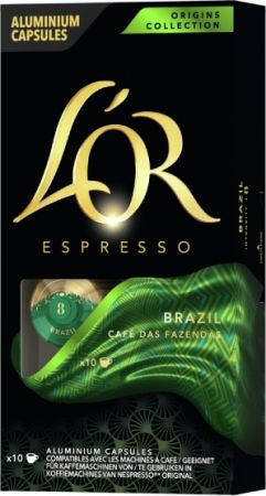 Кава L`OR капсули Espresso Brazil Origins Collection, 100% арабіка , 10шт, Nespresso (8711000573501) | Фото 2