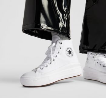 Кеди високі жіночі CONVERSE Ctas Move Hi 568498C 37.5 (7 US) білий (194432299269) Кеди високі жіночі CONVERSE Ctas Move Hi 568498C 37.5 (7 US) білий (194432299269) | Фото 4