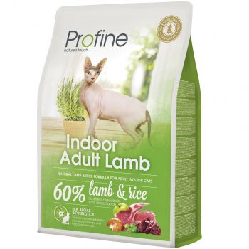 Сухий корм для котів, що живуть у приміщенні Profine Cat Indoor з ягням і рисом 2 кг (8595602517732) | Фото 1