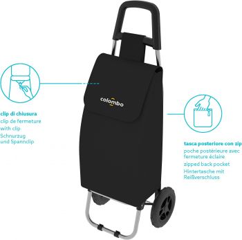 Сумка-візок Colombo Rolly Black (CRL001N) Купить дорожную сумку и чемодан Сумка-візок Colombo Rolly Black (CRL001N) | Фото 2