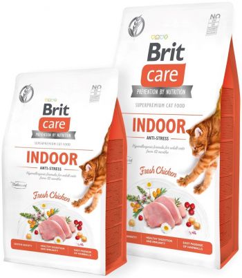 Сухий корм для кішок, які живуть у приміщенні Brit Care Cat GF Indoor Anti-stress з куркою, 7кг (8595602540846) Сухий корм для кішок, які живуть у приміщенні Brit Care Cat GF Indoor Anti-stress з куркою, 7кг (8595602540846) | Фото 3