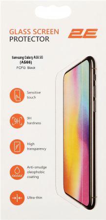 Захисне скло 2E для SAMSUNG Galaxy A56 5G (A566), 2.5D FCFG, (1 Pack), Black border | Фото 2