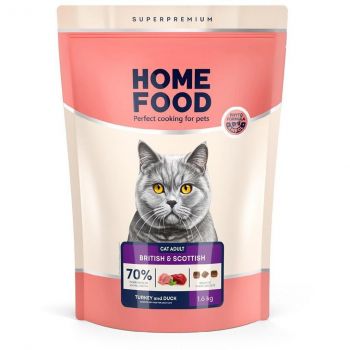 Сухий корм HOME FOOD Індичка та качка 1,6кг (4820235021177) | Фото 1