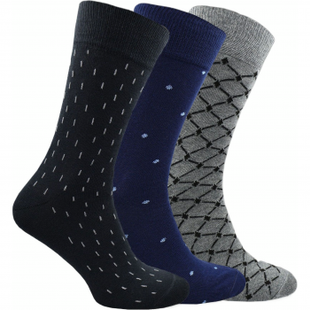 Набір шкарпеток чоловічих Premier Socks 44-45 3 пари светло-сірі/темно-сірі/темно-сині (48202033558 | Фото 1