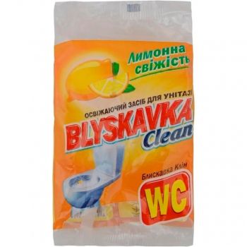 Освіжаючий засіб для унітазу Blyskavka Clean Лимонна свіжість (4820055140997) | Фото 1