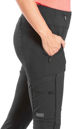 Легінси жіночі для трекінга Forclaz Travel 500 надміцні 8642109 L чорні | Фото 8