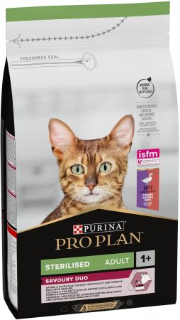 Для стерилізованих котів Purina Pro Plan Sterilised Adult з качкою та печінкою 1.5кг (7613036732369) | Фото 1