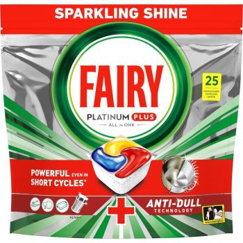 Капсули для посудомийних машин FAIRY Platinum Plus Все-в-1 25 шт (8700216236386) Купить средство для мытья посуды Капсули для посудомийних машин FAIRY Platinum Plus Все-в-1 25 шт (8700216236386) | Фото 3