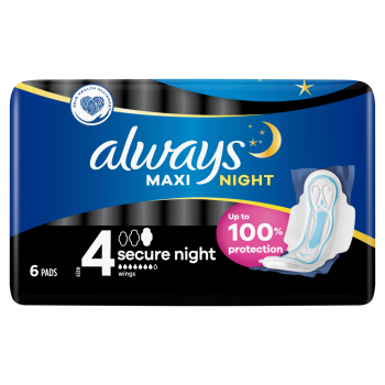 Прокладки гігієнічні ALWAYS Classic Maxi Night 6 шт (8006540538258) | Фото 2