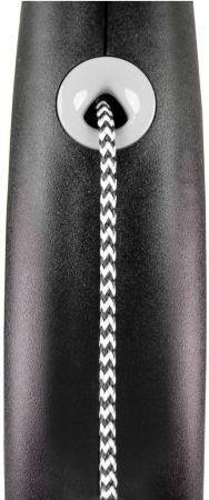 Повідець-рулетка Flexi Black Design M до 20 кг 5 м чорний (4000498033401) | Фото 6