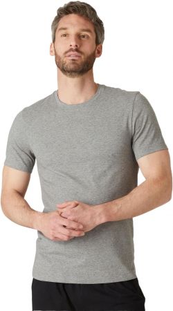 Футболка чоловіча спортивная Domyos 8543989 3XL сіра (2695694_Domyos) Футболка чоловіча спортивная Domyos 8543989 3XL сіра (2695694_Domyos) | Фото 2