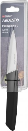 Кухонний ніж для овощей ARDESTO Gemini Gourmet, 9.5см, чорний (AR2035SB) Кухонний ніж для овощей ARDESTO Gemini Gourmet, 9.5см, чорний (AR2035SB) | Фото 3