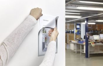 Magnetoplan Рамки магнитные A4 серебристые Magnetofix Frame Silver Set UA (1130332) | Фото 4