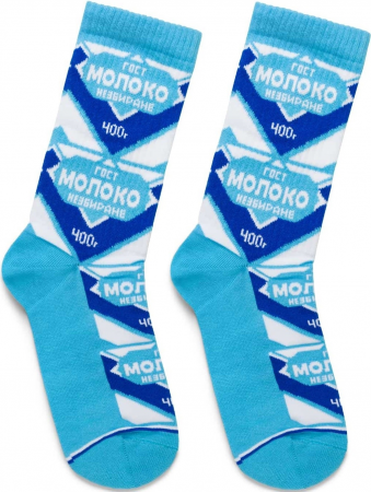 Набір шкарпеток NOSKAR Сіль Сода Згущене молоко 41-46 3 пари різнокольорові | Фото 2