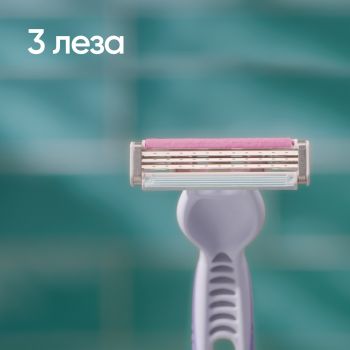 Бритва без змінних картриджів Gillette Venus 3 Colors, 3шт (7702018018116) | Фото 3