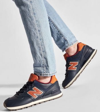 Кросівки чоловічі New Balance 574 ML574OMC 44 (10 US) темно-сині (739980544265) | Фото 1