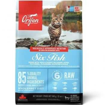 Сухий корм для котів та кошенят всіх порід Orijen Six Fish Cat 0.34 кг | Фото 1