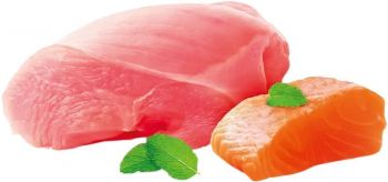 Сухий корм для дорослих котів HOME FOOD Індичка та лосось для здорової шкіри та блиску шерсті 200г (4820290090170) | Фото 2