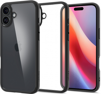 Чохол Spigen для APPLE iPhone 16, Ultra Hybrid, Matte Black (ACS08201) Чохол Spigen для APPLE iPhone 16, Ultra Hybrid, Matte Black (ACS08201) | Фото 10