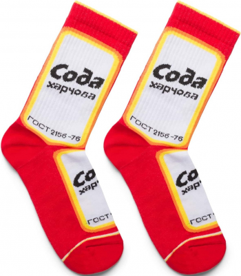 Набір шкарпеток NOSKAR Сіль Сода Згущене молоко 41-46 3 пари різнокольорові | Фото 3