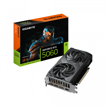 Відеокарта GIGABYTE GeForce RTX 5060 8GB GDDR7 WINDFORCE 2 OC MAX (GV-N5060WF2MAX_OC-8GD) | Фото 10