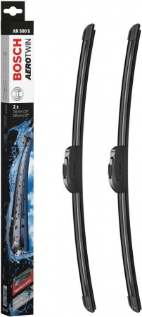 Щітки склоочисника BOSCH Aerotwin AR500S безкаркасна 500мм 2шт (3397009081) (46001736) | Фото 3