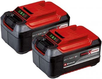 EINHELL 18V PXC Twinpack, 18 В, 5.2 Ач, 2шт. (4511526) | Фото 1