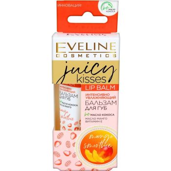 Eveline Cosmetics JUICY KISSES: MANGO SMOOTHIE 12 мл (5903416007418) | Фото 1