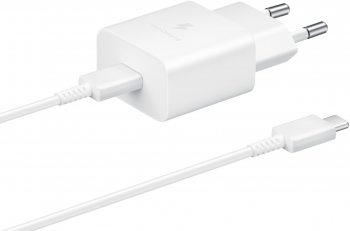 Зарядний пристрій SAMSUNG 15Вт USB-С, кабель USB-C - USB-C 1м White (EP-T1510XWEGEU) | Фото 3