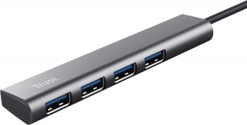 Купить USB хаб TRUST Halyx 4-Port USB-A 3.2 Grey (24947_TRUST) | Фото 4