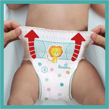 Підгузки-трусики PAMPERS Pants Midi (6-11кг) Джамбо, 62 шт (8006540069233) | Фото 3