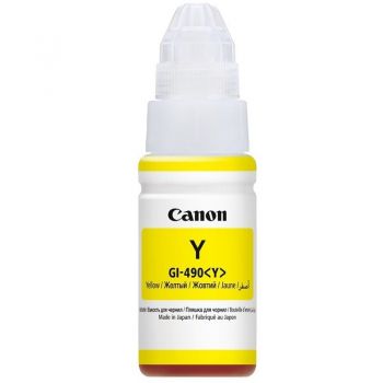 Купить расходный материал для принтеров CANON GI-490 PIXMA G1400/G2400/G3400 Yellow 70ml (0666C001) | Фото 1