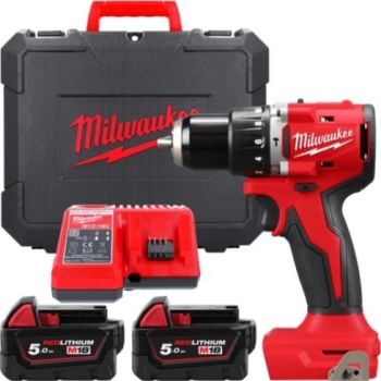 Шуруповерт-дриль акумуляторний Milwaukee M18 BLPDRC-502C 18В 2х5Агод (4933492826) Шуруповерт-дриль акумуляторний Milwaukee M18 BLPDRC-502C 18В 2х5Агод (4933492826) | Фото 9