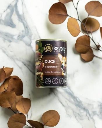 Вологий корм для дорослих собак Savory з качкою 400 г (4820232630471) | Фото 3