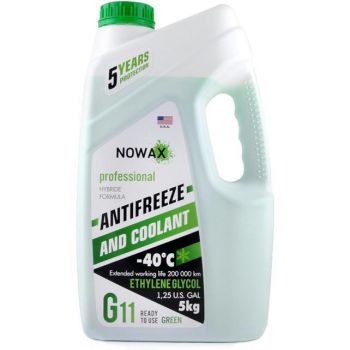 Антифриз Nowax G11 Зелений 5кг (NX05003) | Фото 1