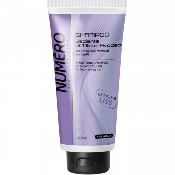 Купить шампунь для волос Шампунь для волосся, що розгладжує Brelil Numero Smoothing Shampoo з олією авокадо 300мл | Фото 1
