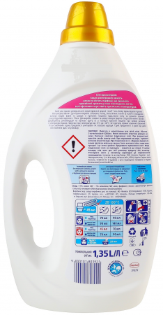 Гель для прання Losk Color Ароматерапія Ефірні олії та аромат Малазійської квітки 1.35 л (9000101803921) | Фото 4