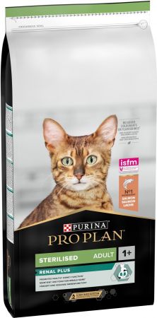 Сухий корм для стерилізованих котів Pro Plan Sterilised Adult 1+ Renal Plus з лососем 14кг (7613287887597) | Фото 2