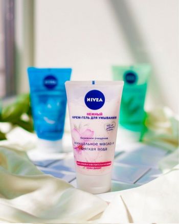 Ніжний крем-гель для вмивання NIVEA з олією мигдалю 150 мл (4006000004273) | Фото 3