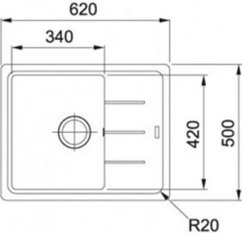 FRANKE BFG 611-62 оникс (114.0272.580) FRANKE BFG 611-62 оникс (114.0272.580) | Фото 2