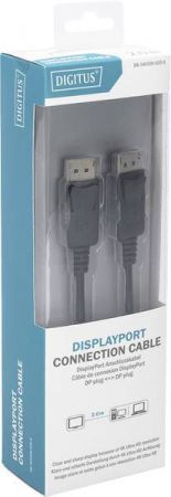 DIGITUS DisplayPort UHD 4K, M/M, 2 m (DB-340100-020-S) | Фото 3