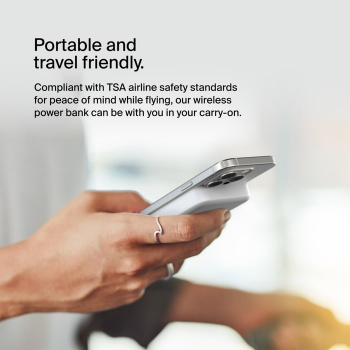 Портативний акумулятор BELKIN 10000mAh MagSafe Wireless Qi2 White (BPD008BTWH) | Фото 8