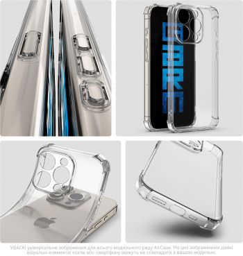 Чохол ArmorStandart Air Force для APPLE iPhone 16e Camera cover Clear (ARM76265) | Фото 3