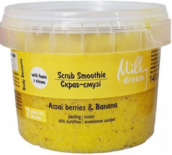 Купить гель и скраб для тела Скраб-смузі з піною Milky Dream Assai berries & Banana 140г (4820205303838) | Фото 2