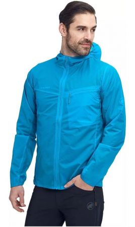 Куртка для туризму Mammut (1012-00110) Convey WB Hooded Jacket Men 2021 gentian S блакитний | Фото 2