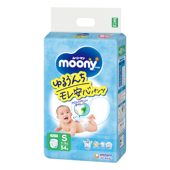 Підгузки-трусики MOONY S 4-8 кг, 54 шт. (4903111137275) | Фото 1