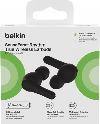 Навушники BELKIN Soundform Rhythm True Wireless Black (AUC012BTBK) | Фото 9