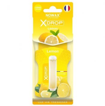 Ароматизатор повітря Nowax Целюлозний із капсулою X Drop – Lemon (NX00055) | Фото 1
