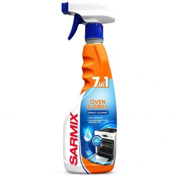 Засіб для чищення духовок та мікрохвильовок Sarmix з тригером 500 мл (4820268103789) | Фото 3